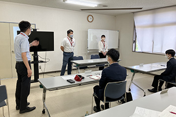 インターンシップの様子